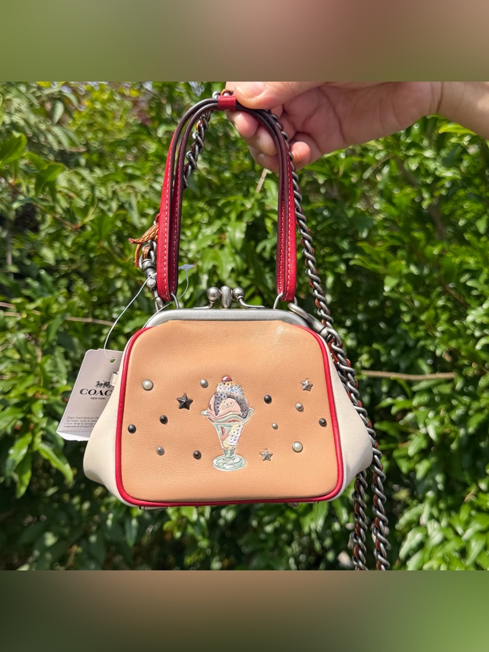 Coach 1941 Kisslock Frame Bag 23
With Sundae 11337